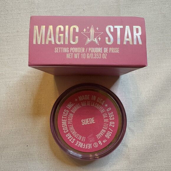 Jeffrey STAR Cosmetics Magic Star Setting Powder SUEDE With Box - Picture 2 of 6